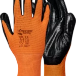 PIONEER ECONO NITRILE DIPPED GLOVE- ORANGE