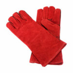 RED HEAT RESISTANT GLOVE - ELBOW LENGTH (KEVLAR STITCH)