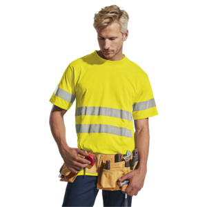 150g Poly Cotton Safety T-Shirt with tape - Image 6