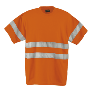 150g Poly Cotton Safety T-Shirt with tape - Image 3