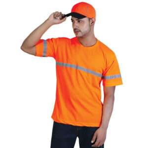 High Visibility T-Shirt With Reflective Tape - Image 1