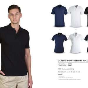 240g Classic Heavy Weight Polo - Image 3