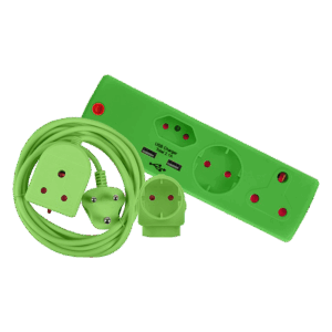 CRE041 – COMBOPACK 3M LEAD+USB,SCHUCKO GREEN