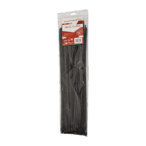 CT009 – CABLE TIES E/MATE BLACK 385X4.7MM P/100 - Image 1