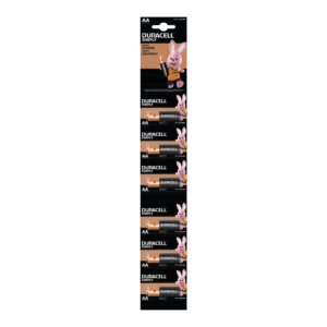 DUR132634 – BATTERIES DURACELL STRIPS 6X1 AA P/16 - Image 1