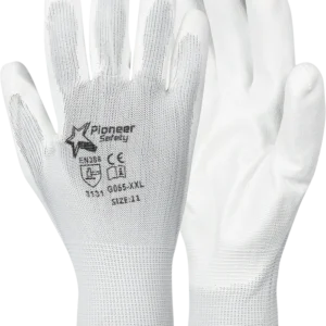 PIONEER PU INSPECTOR GLOVE - WHITE - Image 1