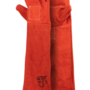 PIONEER Leather Red Heat Resist - Double Gauntlet - Image 1