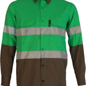 Reflective Shirt- Green/Army Green long - Image 1