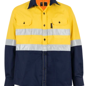 Reflective Shirt - Polycotton Yellow - Image 1