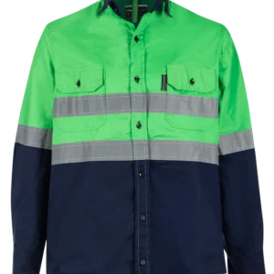 Reflective Shirt - Polycotton Green - Image 1