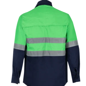 Reflective Shirt - Polycotton Green - Image 2