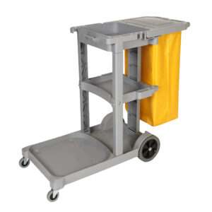 JANITOR TROLLEY with BAG 120cm x 52cm x 100cm - Image 1