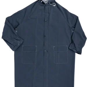 Rain Coat Rubberised - Navy - Image 1
