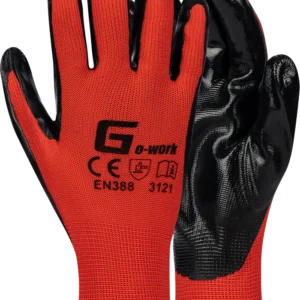 PIONEER ECONO NITRILE DIPPED - RED - Image 1