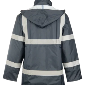 PIONEER Hi Viz Parka Jacket - Navy - Image 2