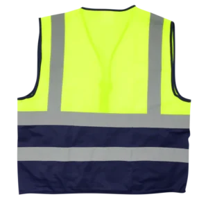 LIME/NAVY SIGNALING REFLECTIVE VEST - Image 2