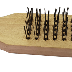 WIRE BRUSH MILD STEEL (Wooden Handle) - Image 1