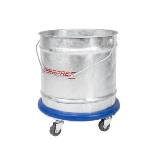 GEERPRES BUCKET METAL 28L ON CASTORS - Image 1